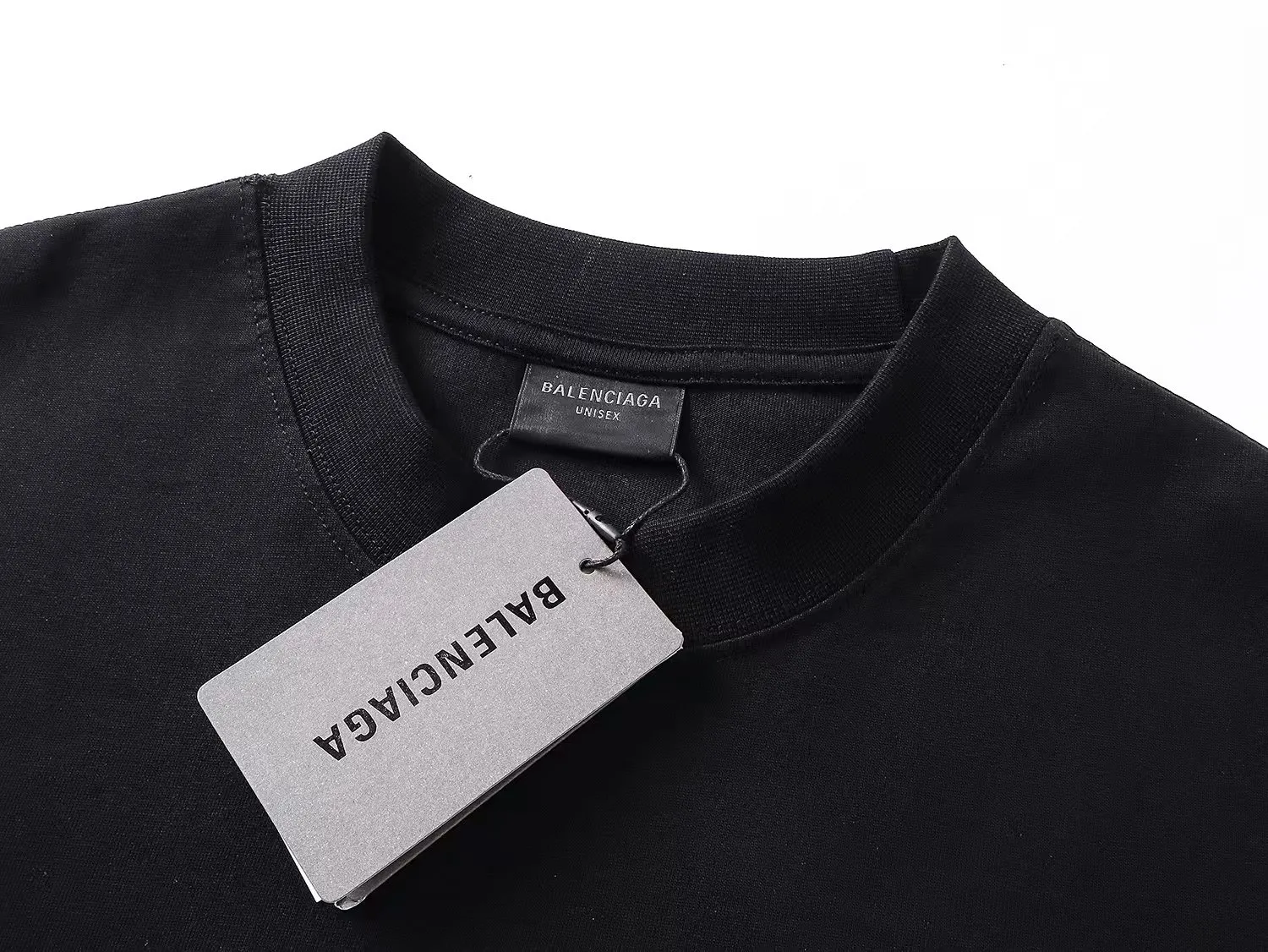 # 25SS Classic LOGO # BALENCI*GA # 260g * 1 1 + os Same Style！！ ：3263# Sizes：xs-L ： 2 （White.Black）